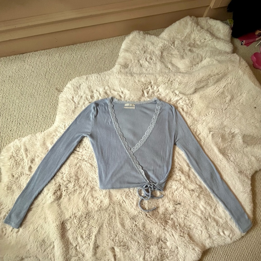 Urban outfitters lace long sleeve top